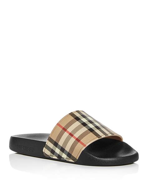 burberry slide women.